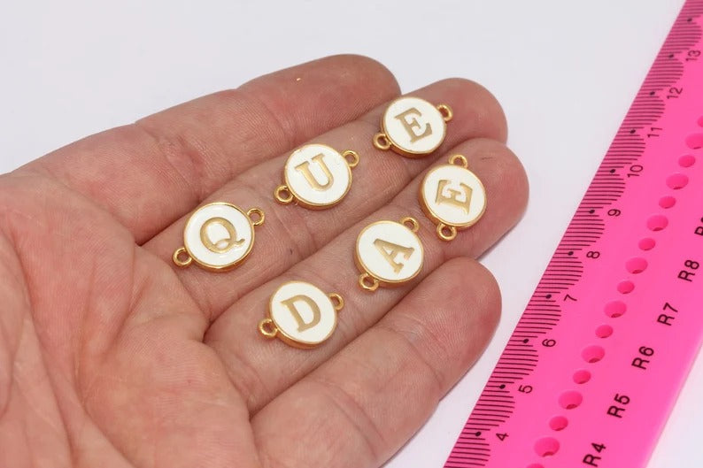 Letter Coins, Alphabet Necklace