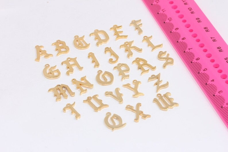 Letter Charm, Initial Charms