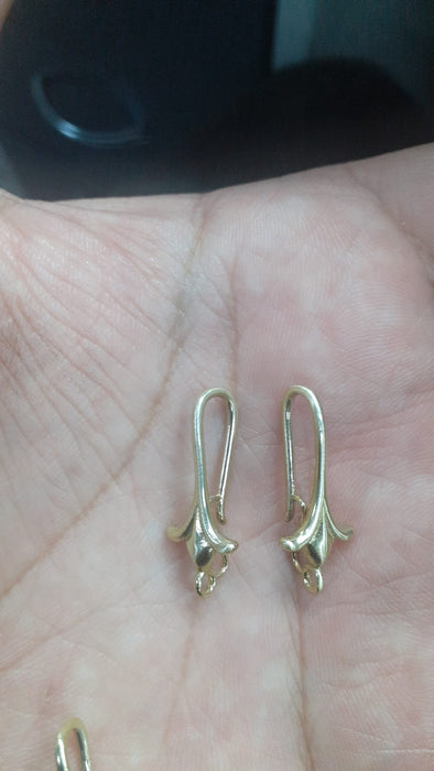 50 Pairs Raw Brass Earrings ZP1