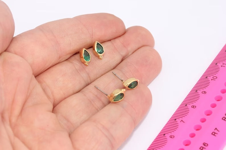 Micro Pave Teardrop