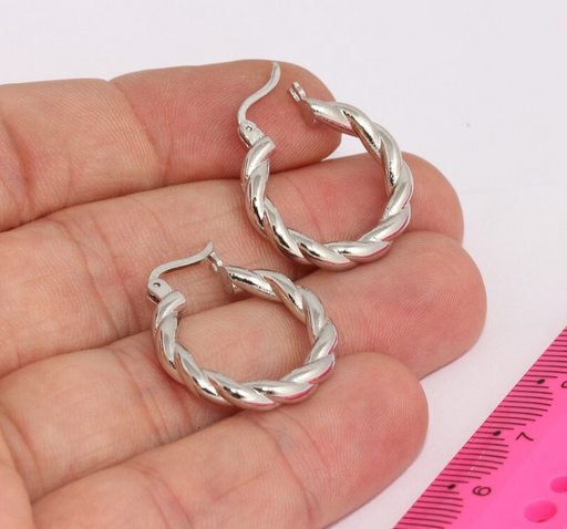 Braided Hoop Earrings