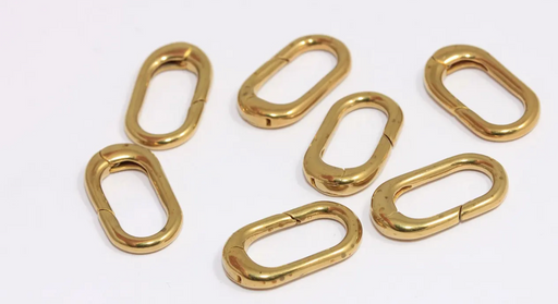 Brass Oval Clasp