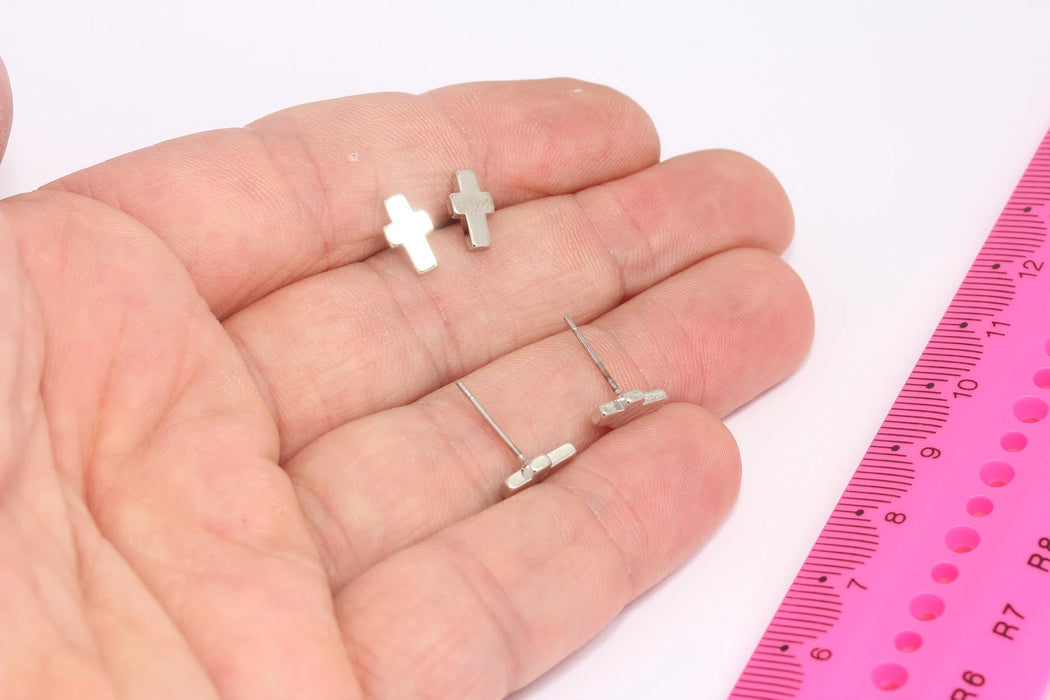 Cross Stud Earrings