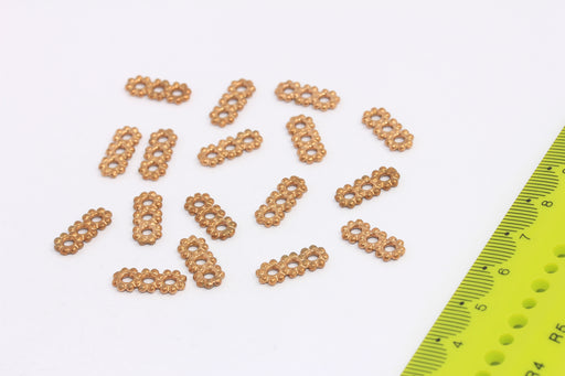 Spacer Beads, Triple Connector