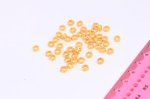 Rondelle Beads, Braided Spacer Beads