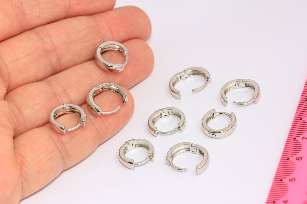Lever Back Hoop Earrings