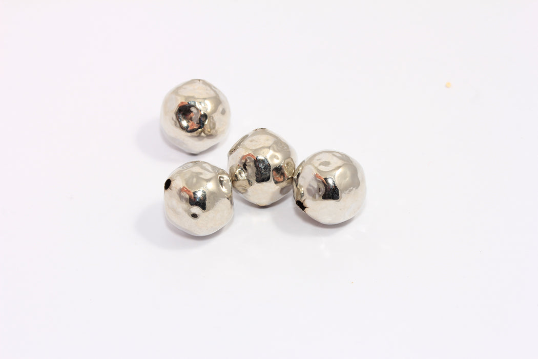 Round Hammered Ball Charms