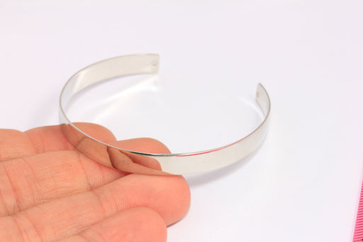 Rhodium Plated Cuff Bracelets