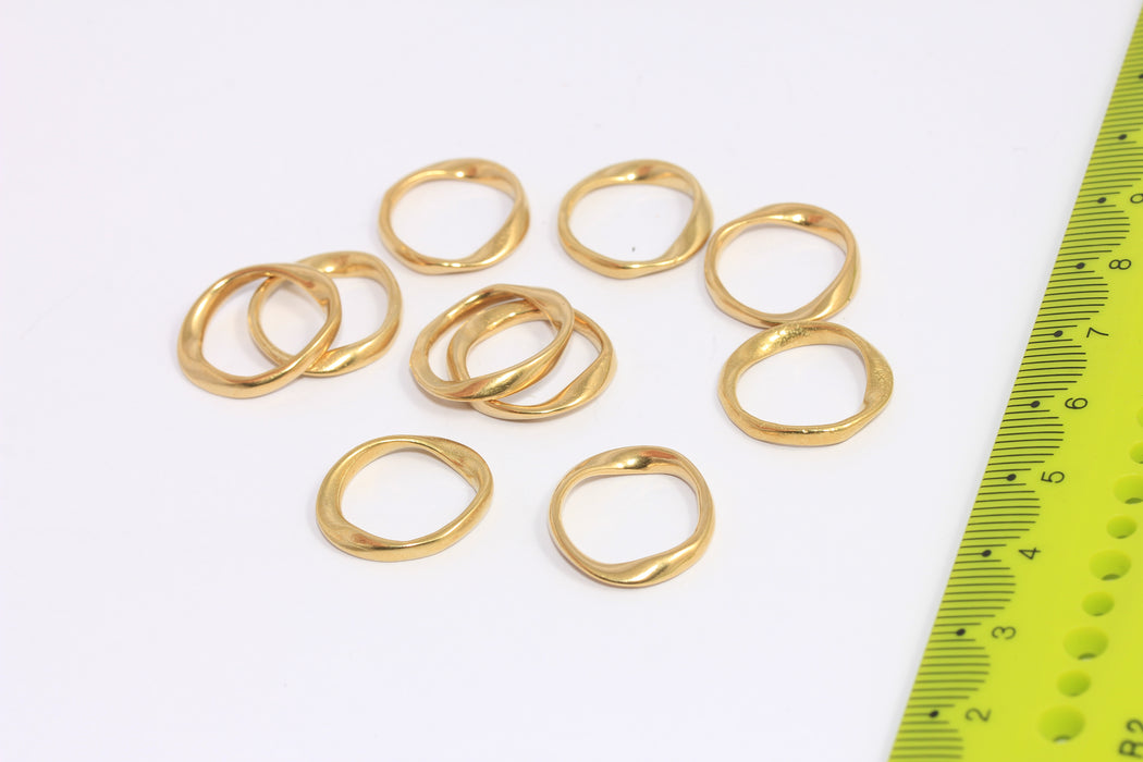 Brass Ring Charms