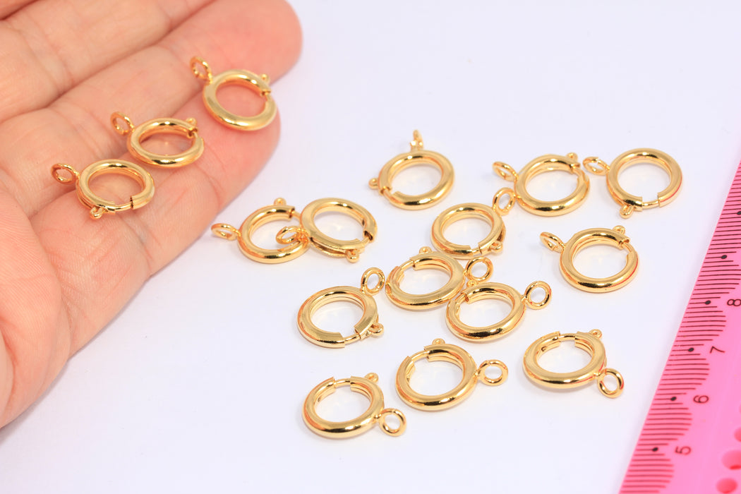 Shiny Gold Spring Clasp