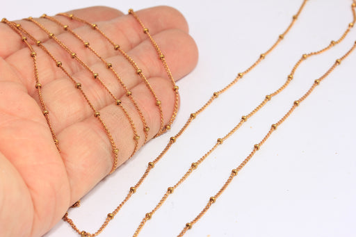Raw Brass Ball Chain