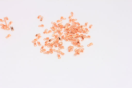 Rose Gold Plated Chain Crimp