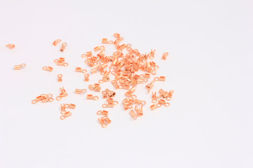 Rose Gold Plated Chain Crimp