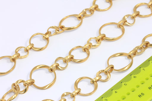 Raw Brass Link Chain