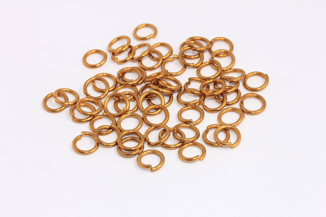 Brass Open Jump Rings
