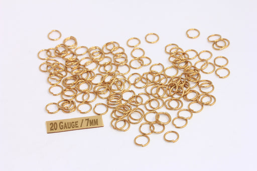 Brass Open Jump Rings