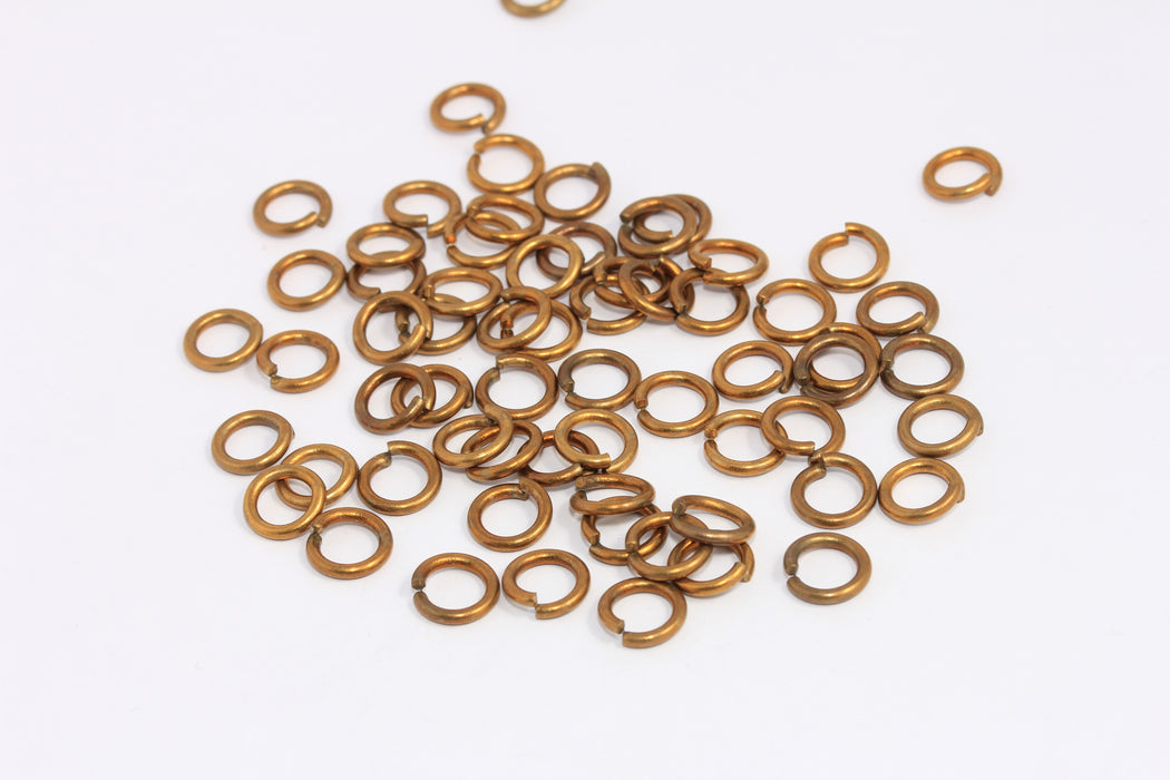 Brass Open Jump Rings