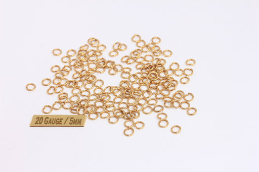 Brass Open Jump Rings