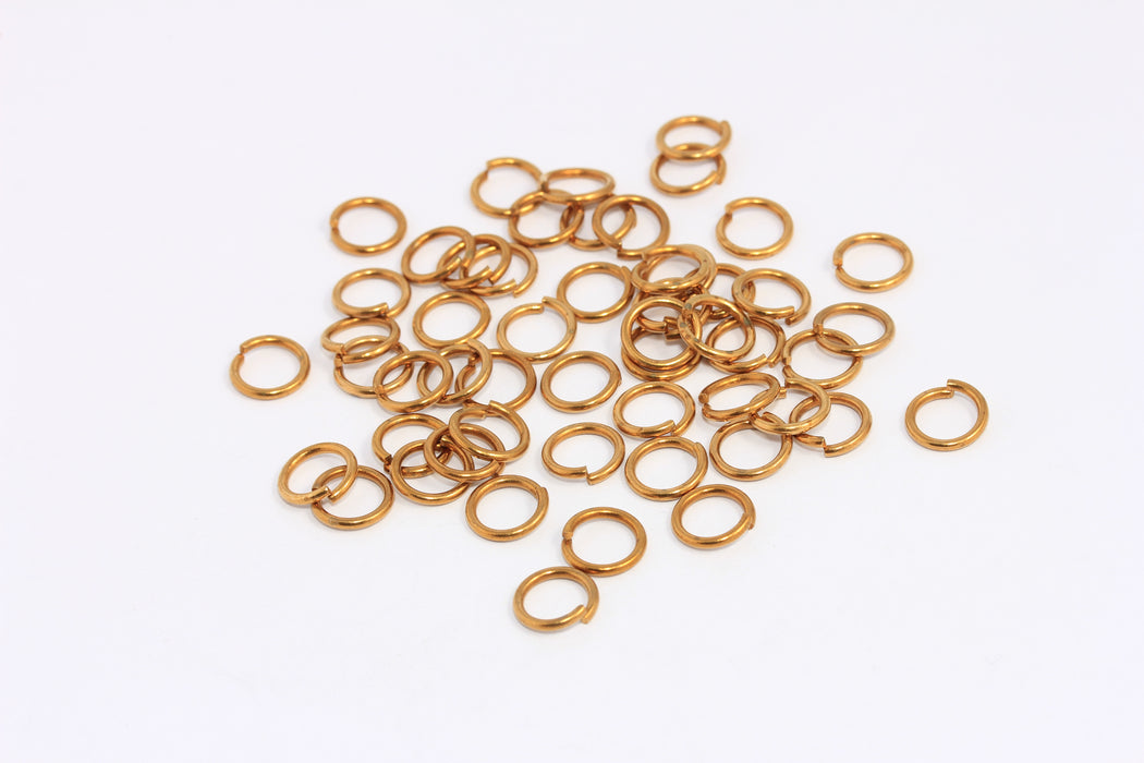 Brass Open Jump Rings
