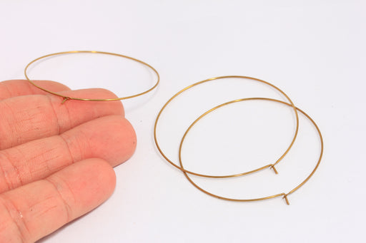 Large Ear Wire Hoops