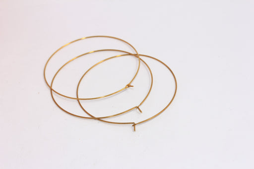 Large Ear Wire Hoops