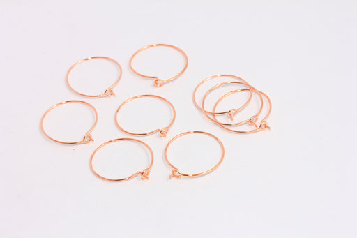 Hoop Earrings, Ear Wire Circle Earrings