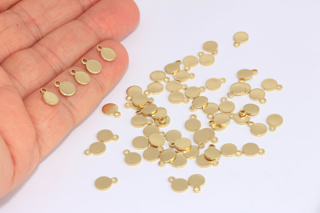 Brass Coin Charms