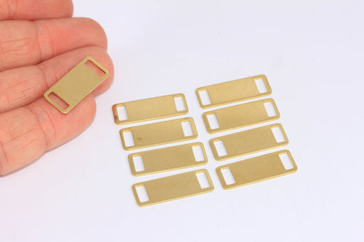Brass Rectangle Charms