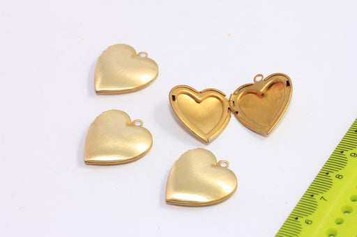 Brass Heart Locket Pendant