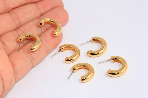 Ear Cuffs, Thick Hoop Earrings