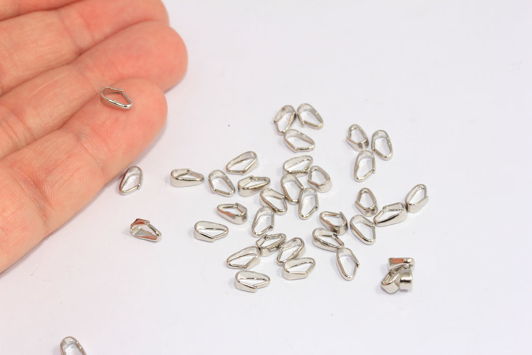 Rhodium Pinch Bails