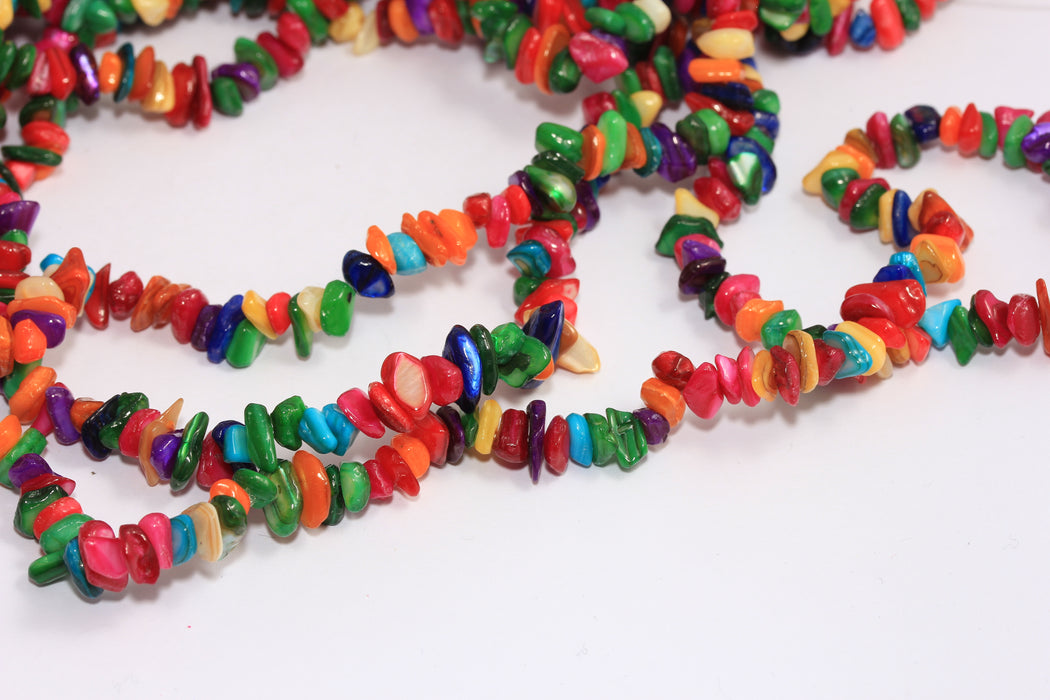 7,5mm Mixed Color Bead Strands, Colorful Coral Bamboo Beads, CHK575-1