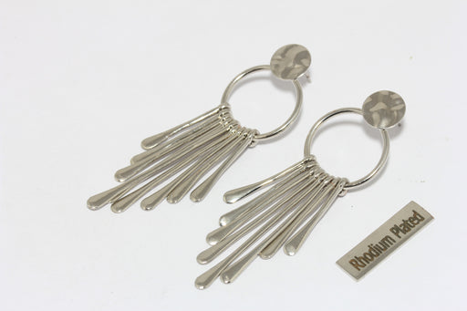 Long Drop Earrings, Drop Hoop Earrings