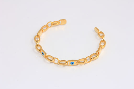 Shiny Gold Chain Link Bracelet