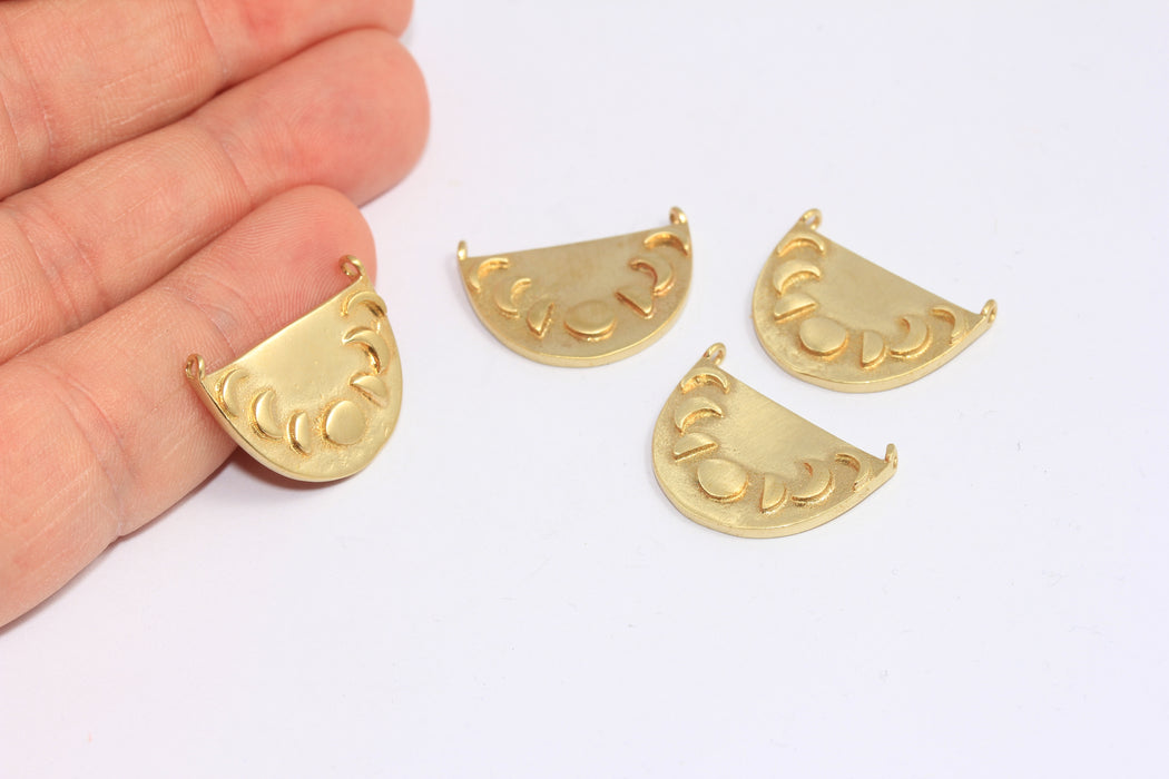 Brass Moon Phases Charm