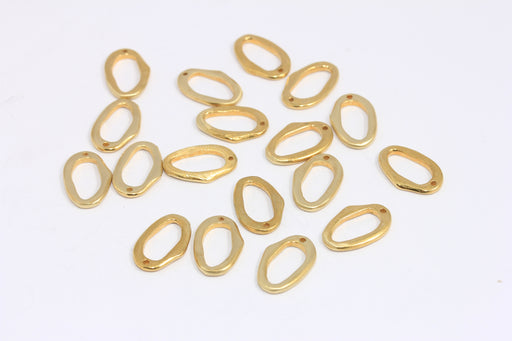 Brass Oval Charms