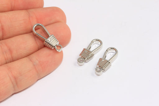Rhodium Plated Swivel Clasp