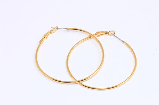 Large Ear Wire Hoops