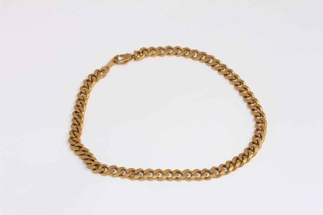 Brass Curb Bracelet