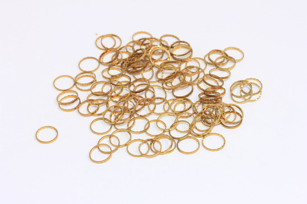 8 mm Ham Pirinç Kapalı Halka, Yüzlü Daire Konnektörler, HLS24