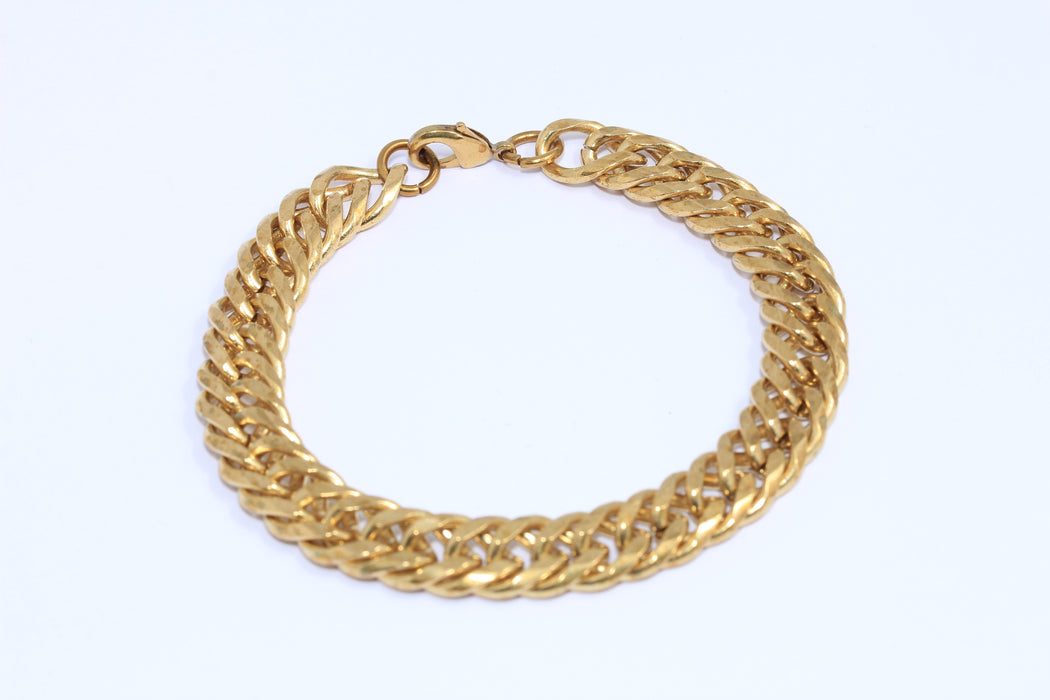 Brass Curb Bracelet