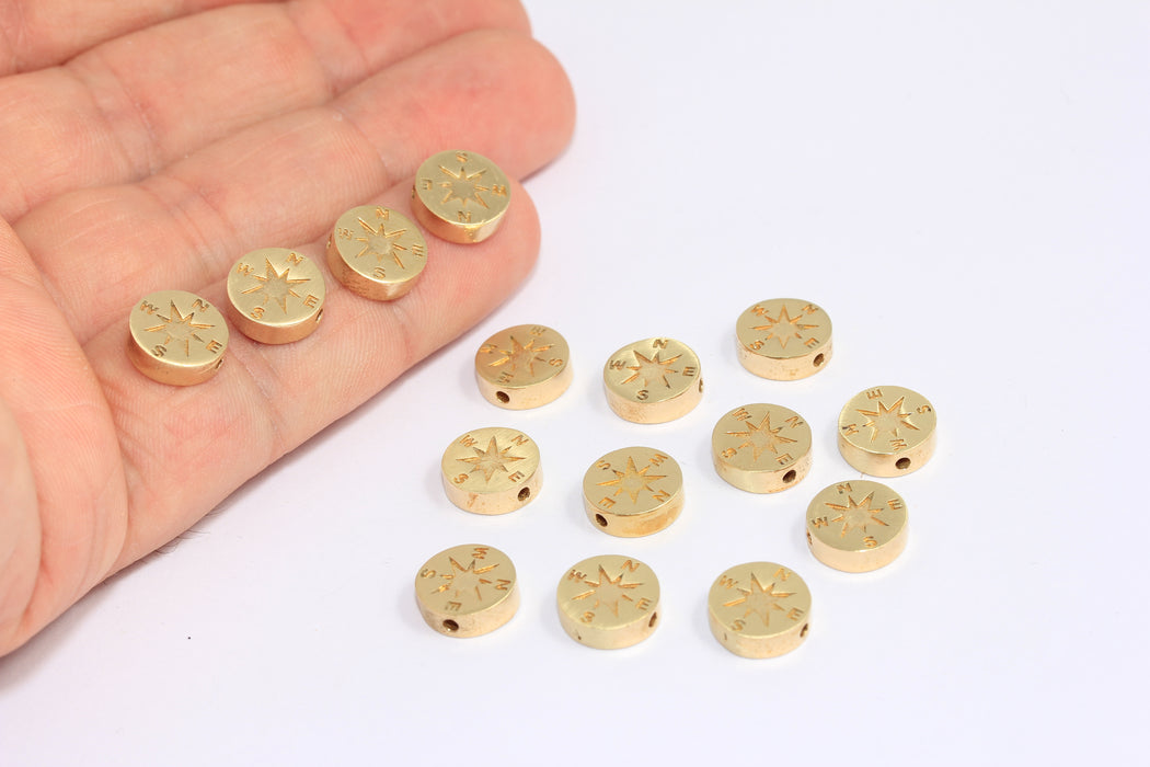 Brass Compass Beads