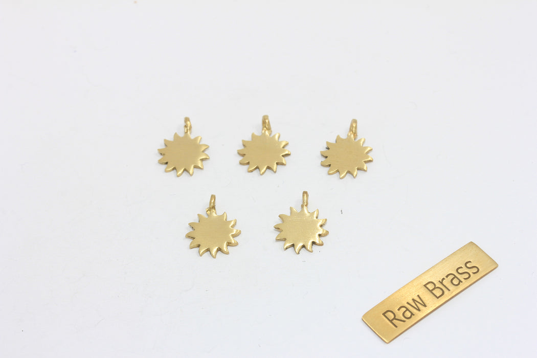 14x18 mm Ham Pirinç Güneş Kolye, Güneş Gerdanlığı, Disk Güneş Kolyeleri, Pirinç Parçalar, Güneş Madalyonu, Ham Pirinç Parçalar, ROSE529