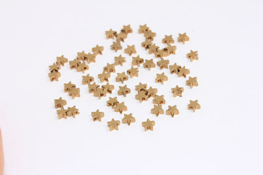 Brass Star Beads