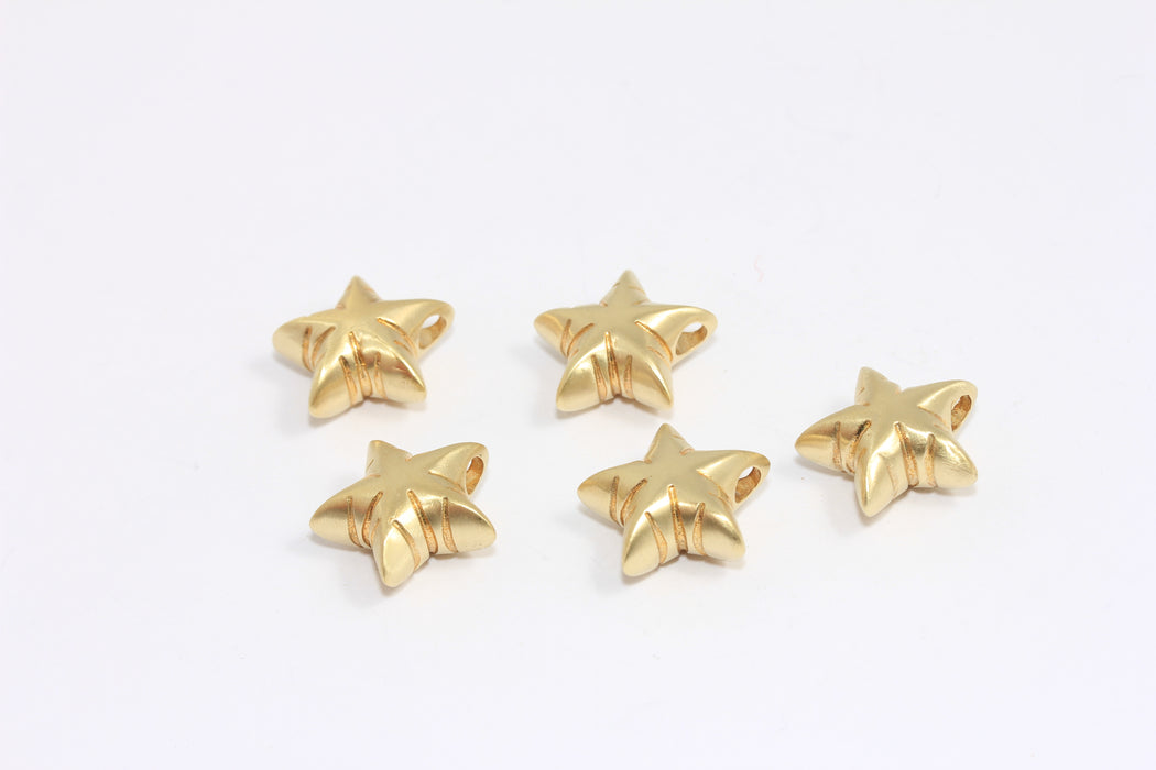 Brass Star Beads