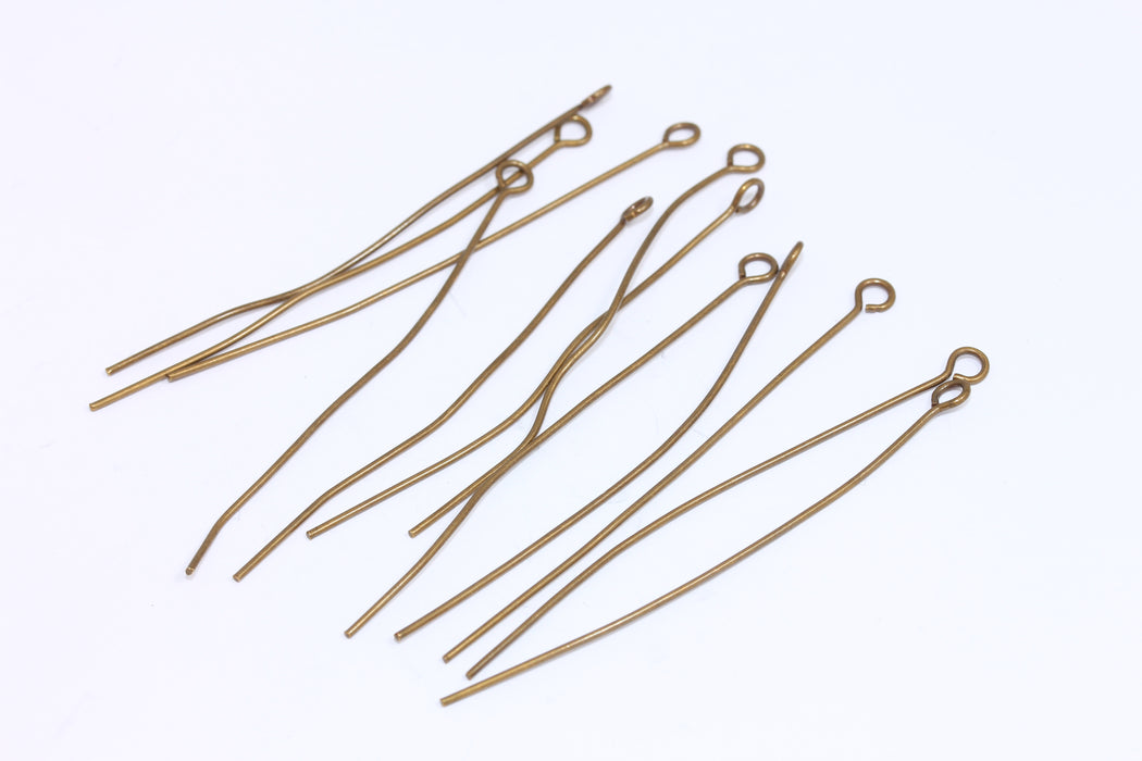 Antique Bronze Eye Pin