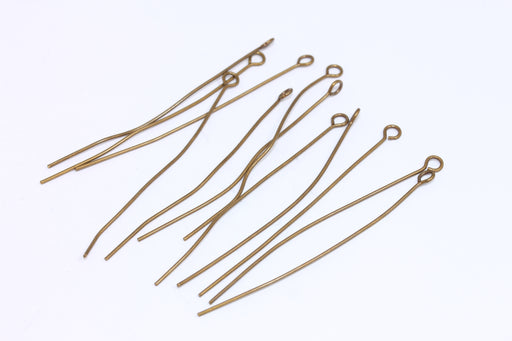 Antique Bronze Eye Pin