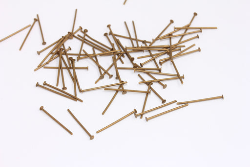 Antique Bronze Head Pins