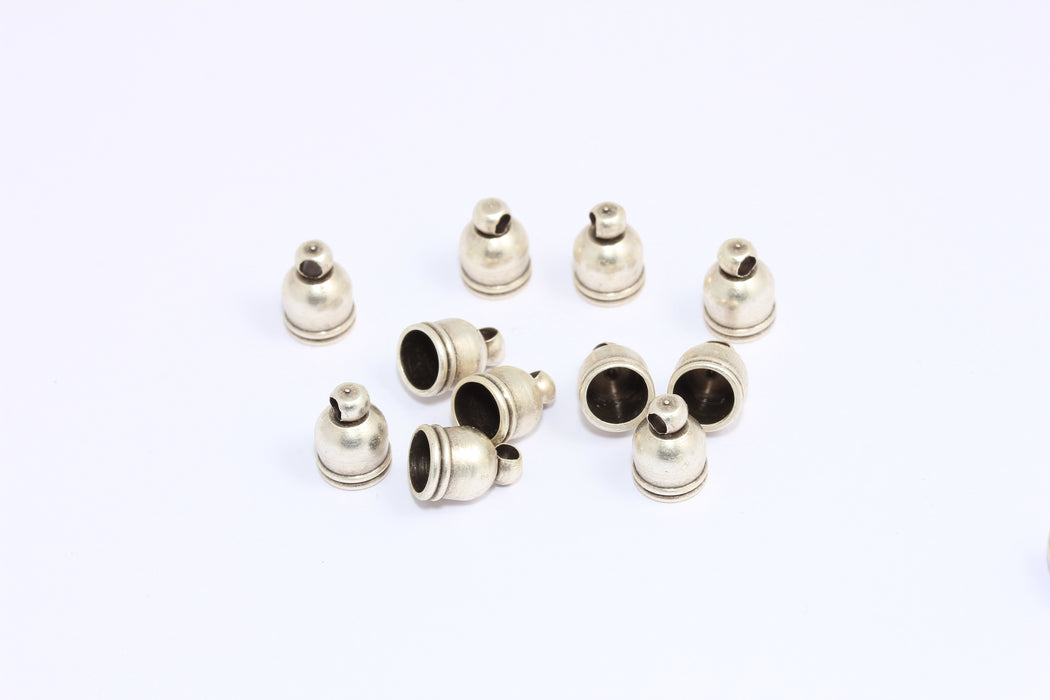 Antique Silver End Caps