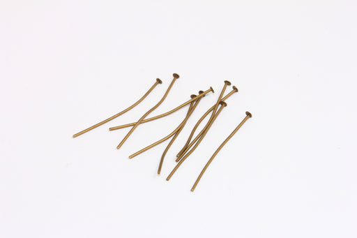 Antique Bronze Head Pins